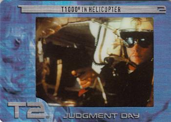 2003 ArtBox Terminator 2 FilmCardz #53 T1000 in Helicopter Front