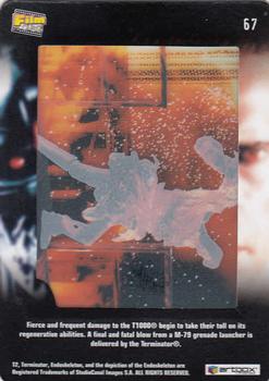 2003 ArtBox Terminator 2 FilmCardz #67 Damage Inflicted by a M-79 Back