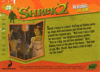 2004 Comic Images Shrek Movie 2 #20 No Disgrace Like Home Back