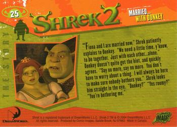 2004 Comic Images Shrek Movie 2 #25 Married... with Donkey Back