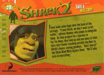 2004 Comic Images Shrek Movie 2 #28 Have a Nice Trip! Back