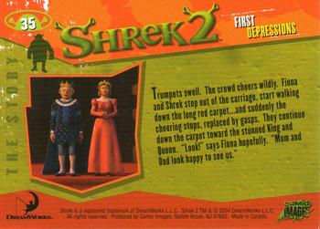 2004 Comic Images Shrek Movie 2 #35 First Depressions Back