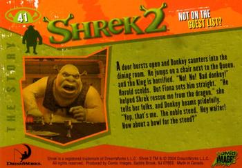 2004 Comic Images Shrek Movie 2 #41 Not on the Guest List? Back