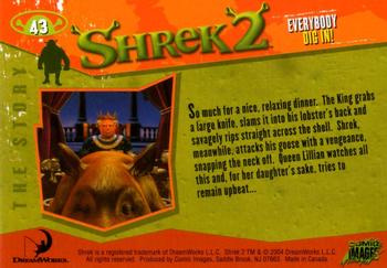 2004 Comic Images Shrek Movie 2 #43 Everybody Dig In! Back
