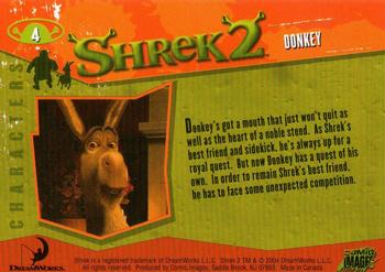 2004 Comic Images Shrek Movie 2 #4 Donkey Back