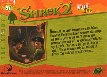 2004 Comic Images Shrek Movie 2 #57 Ugly But Helpful Back