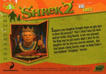 2004 Comic Images Shrek Movie 2 #5 King Harold Back