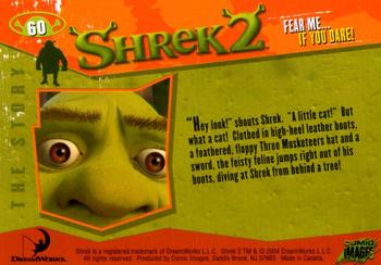 2004 Comic Images Shrek Movie 2 #60 Fear Me... If You Dare! Back