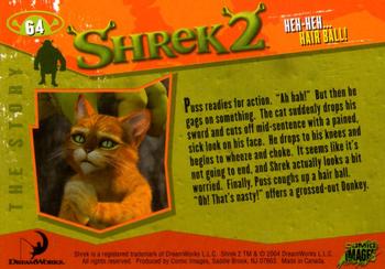 2004 Comic Images Shrek Movie 2 #64 Heh-Heh... Hair Ball! Back