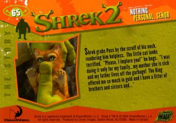 2004 Comic Images Shrek Movie 2 #65 Nothing Persona, Se¤or Back