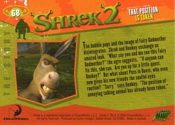 2004 Comic Images Shrek Movie 2 #68 The Position Is Taken Back