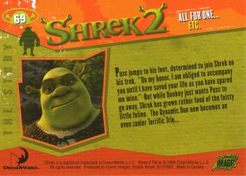 2004 Comic Images Shrek Movie 2 #69 All for One... Etc. Back