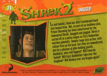 2004 Comic Images Shrek Movie 2 #71 Snagged! Back