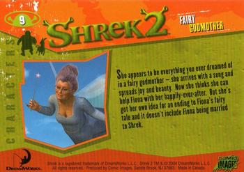 2004 Comic Images Shrek Movie 2 #9 Fairy Godmother Back