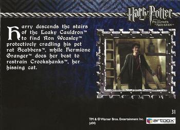 2004 ArtBox Harry Potter and the Prisoner of Azkaban #31 Greeted by Ron and Hermione Back