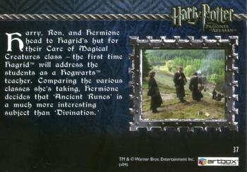 2004 ArtBox Harry Potter and the Prisoner of Azkaban #37 Magical Creatures Class Back