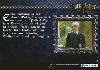 2004 ArtBox Harry Potter and the Prisoner of Azkaban #39 Draco Taunts Harry Back