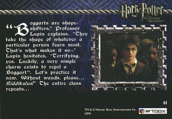 2004 ArtBox Harry Potter and the Prisoner of Azkaban #44 Professor Lupin's Class Back
