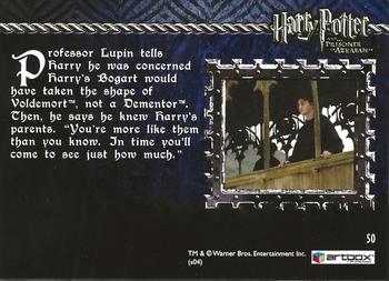 2004 ArtBox Harry Potter and the Prisoner of Azkaban #50 Discussing Harry's Boggart Back