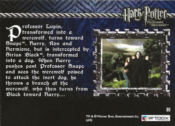 2004 ArtBox Harry Potter and the Prisoner of Azkaban #80 Beast Against Beast Back