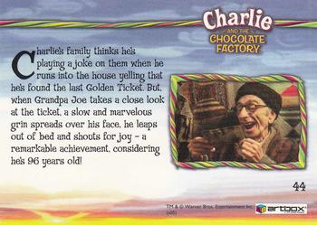 2005 ArtBox Charlie and the Chocolate Factory #44 Yippeeeeeeee! Back