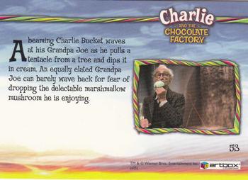 2005 ArtBox Charlie and the Chocolate Factory #53 Better Than Cabbage Soup! Back