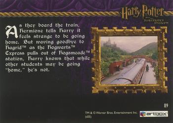 2005 ArtBox Harry Potter & the Sorcerer's Stone #89 Not Going Home ... Not Really Back