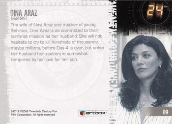2006 ArtBox 24 Season 4 #9 Dina Araz Back