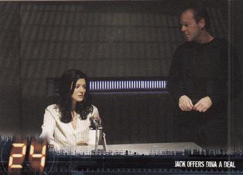 2006 ArtBox 24 Season 4 #58 Jack Offers Dina a Deal Front