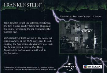 2006 ArtBox Frankenstein Movie #8 Fritz Slips Up Back