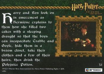 2006 ArtBox Harry Potter and the Chamber of Secrets #51 Hermione's Plan Back
