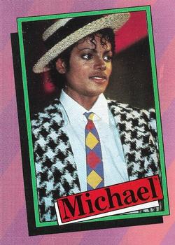 1984 Topps Michael Jackson #1 Michael Jackson Front