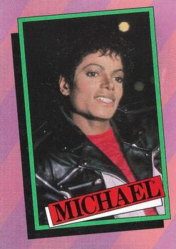 1984 Topps Michael Jackson #4 Michael has had 8 top ten hits in one year which… Front