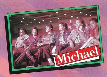 1984 Topps Michael Jackson #27 Michael's brothers Jackie, Marlon, Tito and… Front