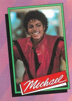 1984 Topps Michael Jackson #32 Michael was so impressed with the makeup effects… Front