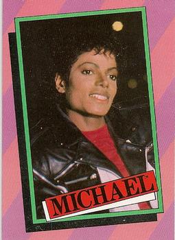 1984 Topps Michael Jackson #4 Michael has had 8 top ten hits in one year which… Front