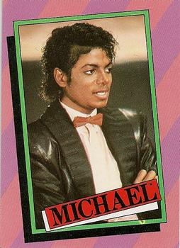 1984 Topps Michael Jackson #6 The Jackson 5 recorded numerous #1 singles… Front