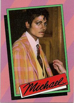 1984 Topps Michael Jackson #9 While maintaining his position with the 
