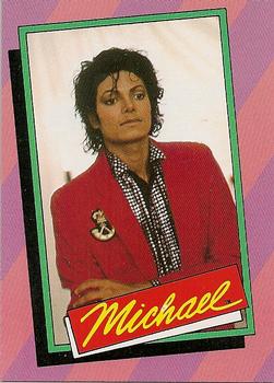 1984 Topps Michael Jackson #31 Michael and close friend Steven Spielberg, the… Front