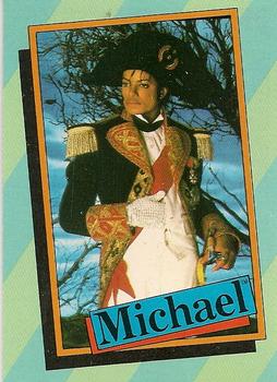 1984 Topps Michael Jackson #37 What famous horror film star does the.... Front