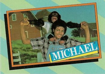 1984 Topps Michael Jackson #44 How old was Michael when he began... Front