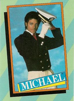 1984 Topps Michael Jackson #48 What church is Michael a member of? Front