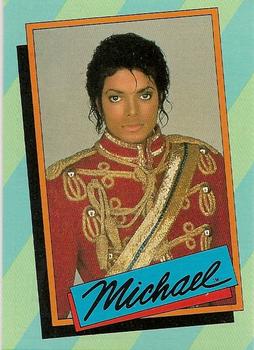 1984 Topps Michael Jackson #57 Name the town where Michael lives. Front