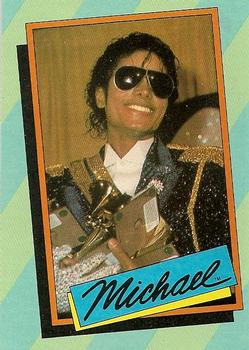 1984 Topps Michael Jackson #61 What was the Grammy award single... Front