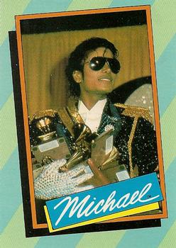 1984 Topps Michael Jackson #63 The Jacksons received a record... Front