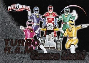 1997 Bandai Power Rangers Turbo #2 Turbo R.A.M. Cannon Mode!     Spectra Foil Front