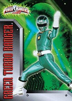 1997 Bandai Power Rangers Turbo #17 Green Turbo Ranger Front