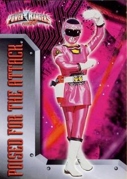 1997 Bandai Power Rangers Turbo #27 Poised for the Attack Front