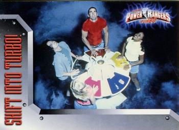 1997 Bandai Power Rangers Turbo #58 Shift into Turbo! Front