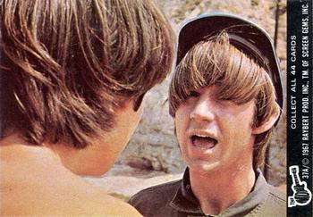 1967 Donruss The Monkees A #37A Davy Jones / Peter Tork Front